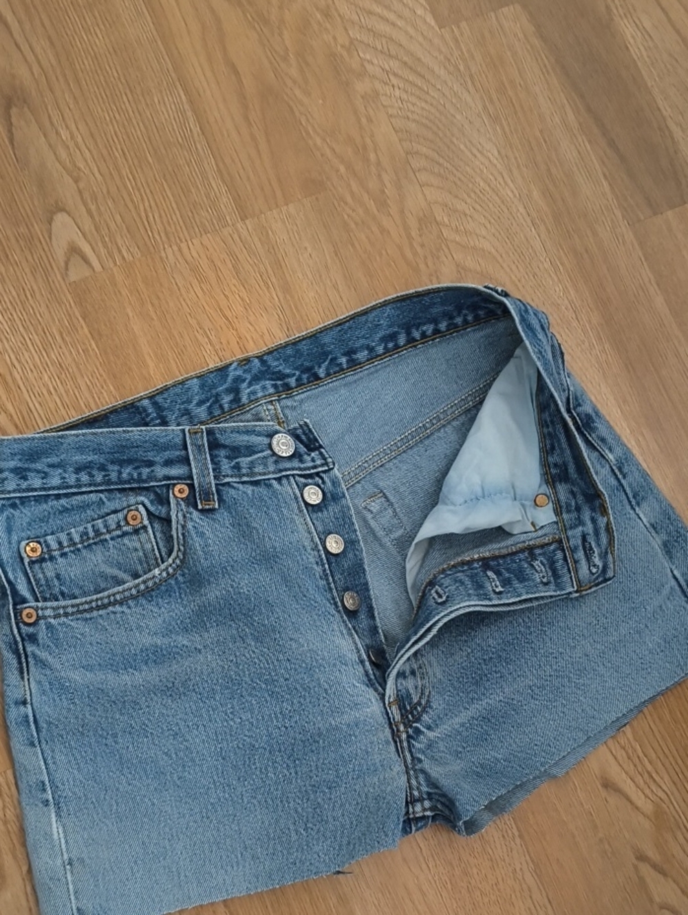 Levi's Denim Jeans with Button Fly 💙 Cut Offs 💙 Made In USA